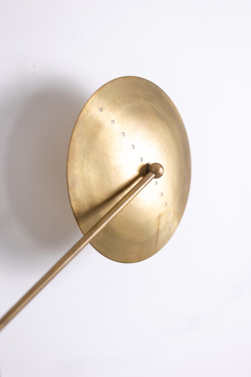 6-Light Wall Sconce in Patinated Brass, Contemporary Work - Image 3