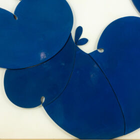 Bas-relief Panel, Entitled 'I swim in happiness,' Contemporary