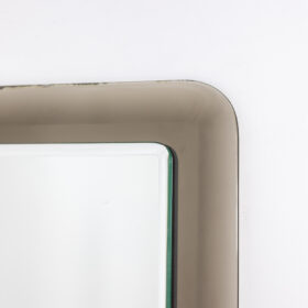 Two-tone Rectangular Mirror with Rounded Corners, circa 1950