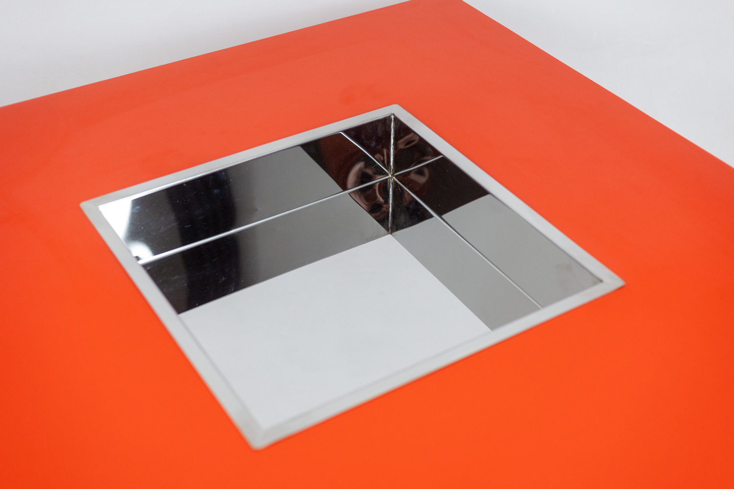 Willy Rizzo coffee table forming a bar. 1970s. - Image 3