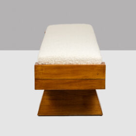 Blond Ash Bench, Italian Artisanal Work, Contemporary.