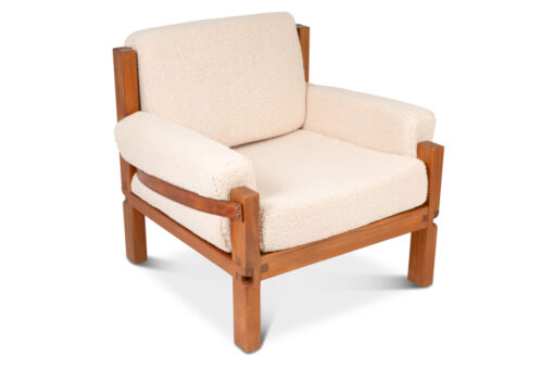 Pair of Pierre Chapo Armchairs- three-quarter-view front-Styylish