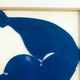 Bas-relief Panel, Entitled 'I swim in happiness,' Contemporary