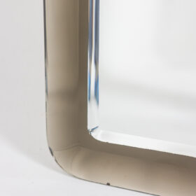 Two-tone Rectangular Mirror with Rounded Corners, circa 1950