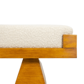 Blond Ash Bench, Italian Artisanal Work, Contemporary.