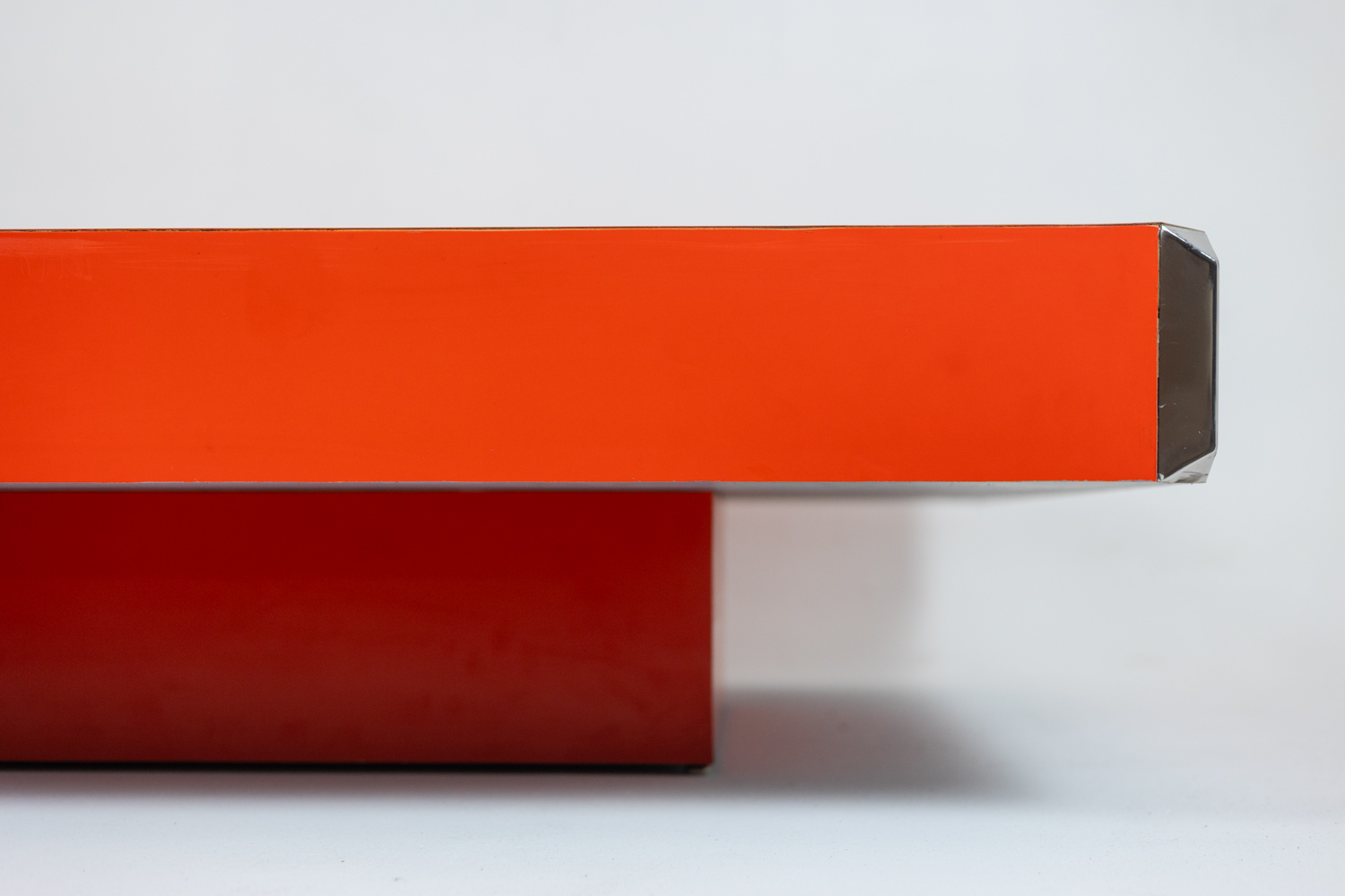 Willy Rizzo coffee table forming a bar. 1970s. - Image 4