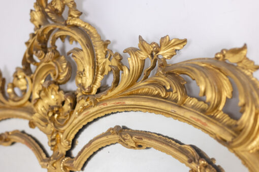Louis XV Style Beaded Mirror, Napoleon III period, circa 1880. - Image 4