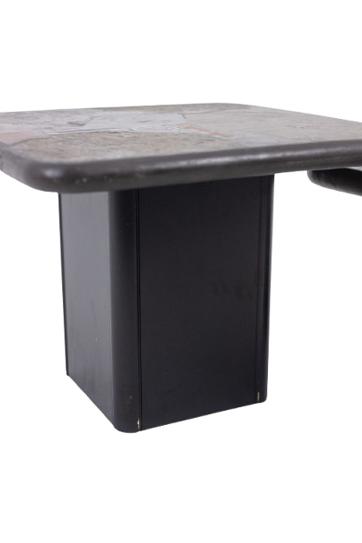 Pair of Brutalist Tables, Paul Reinier Kingma, 1970s. - Image 4