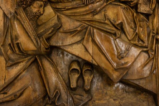 Rhenish Altarpiece, Dormition, 19th century - Image 5