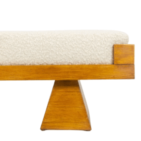 Blond Ash Bench, Italian Artisanal Work, Contemporary.