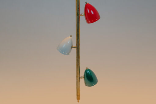 Tubular Hanging Lamp, Lacquered Brass, Contemporary - Image 5
