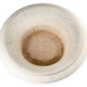 Medicis Marble Vase with Gaudronnée Body Circa 1880