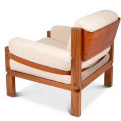 Pair of Pierre Chapo Armchairs- three-quarter view- Styylish