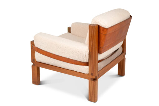 Pair of Pierre Chapo Armchairs- three-quarter view- Styylish