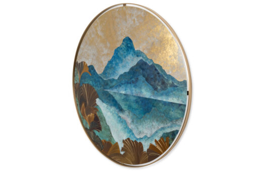 Oxidized Brass Marquetry Board, Contemporary - Image 5