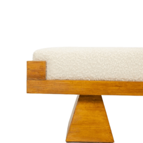 Blond Ash Bench, Italian Artisanal Work, Contemporary.