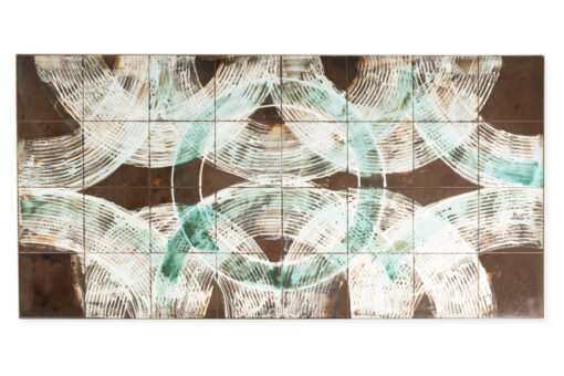 Coffee Table, with Ceramic and Chrome-plated Top. Circa 1970 - Image 6