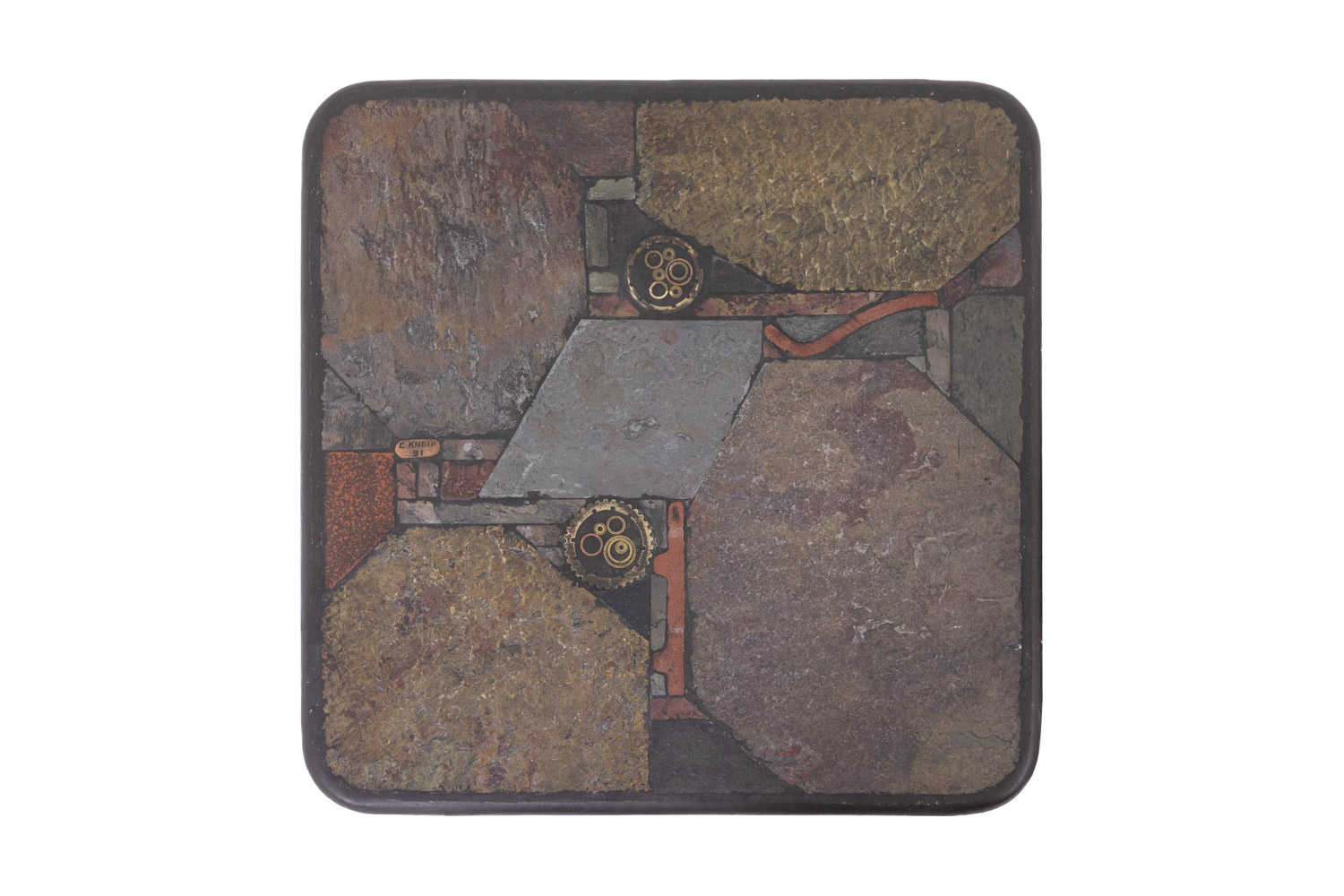 Pair of Brutalist Tables, Paul Reinier Kingma, 1970s. - Image 7