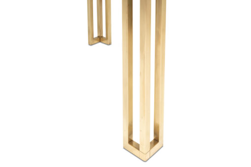 Serving Table, Maison Jansen, brass and melamine, 1970s - Image 7