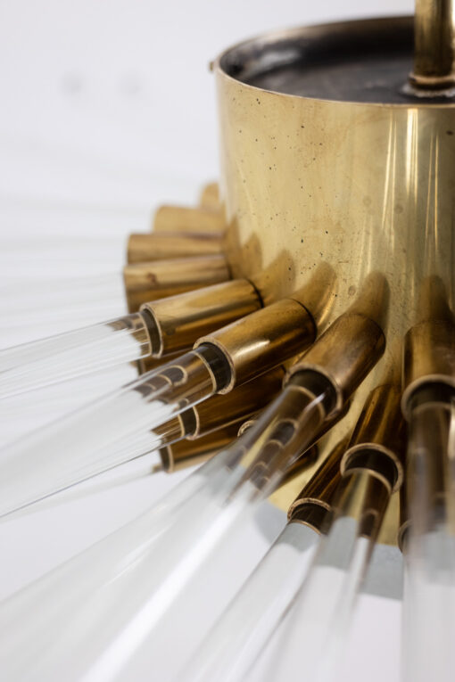 Radiant Glass Tube Chandelier, Contemporary - Image 9