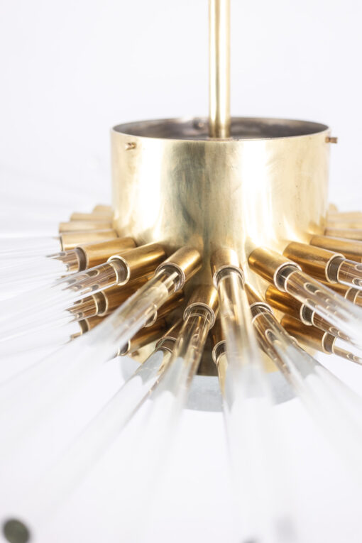 Radiant Glass Tube Chandelier, Contemporary - Image 10