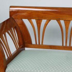 Antique Viennese Biedermeier Bench, Vienna, c. 1825.