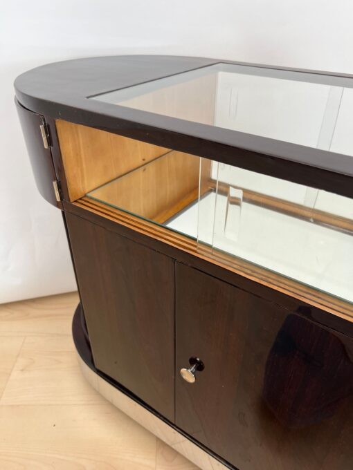 Art Deco Rolling Bar Cart , France circa 1930 - Image 16