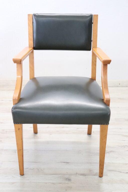Mid Century Desk Armchair, Italian - Image 2