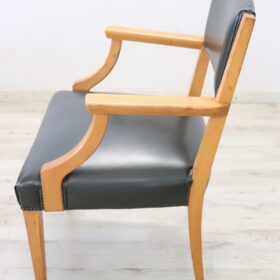 Mid Century Desk Armchair, Italian