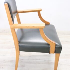Mid Century Desk Armchair, Italian