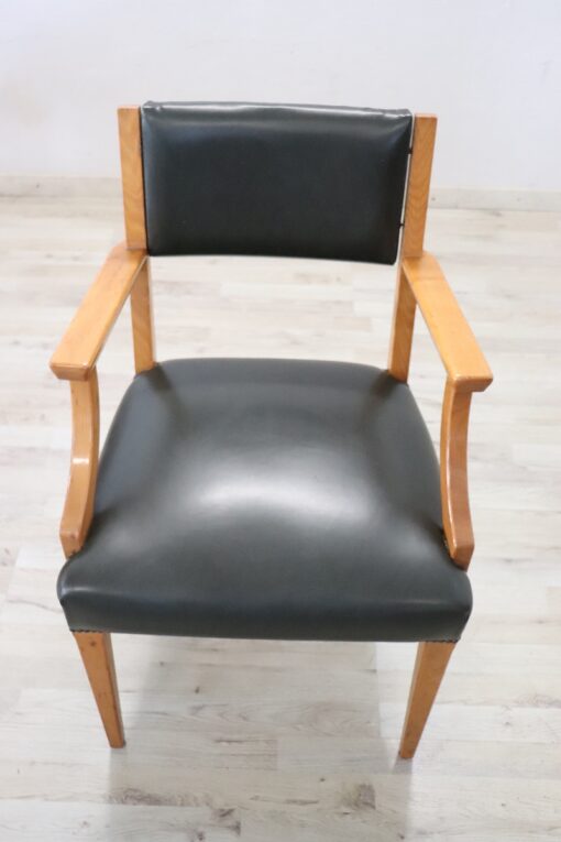 Mid Century Desk Armchair, Italian - Image 7
