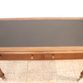 Small Italian Mahogany Desk, 19th Century