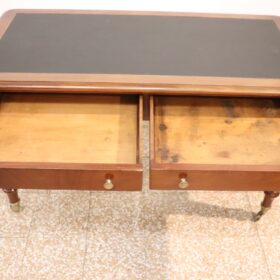 Small Italian Mahogany Desk, 19th Century