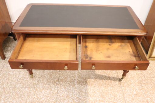 Small Italian Mahogany Desk, 19th Century - Image 6