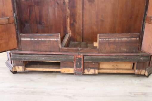 Tyrolean Antique Hand-Painted Wardrobe dated 1828 - Image 13