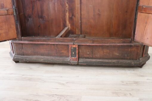 Tyrolean Antique Hand-Painted Wardrobe dated 1828 - Image 15