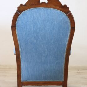 Louis Philippe Antique Armchair, Mid 19th Century, Italian