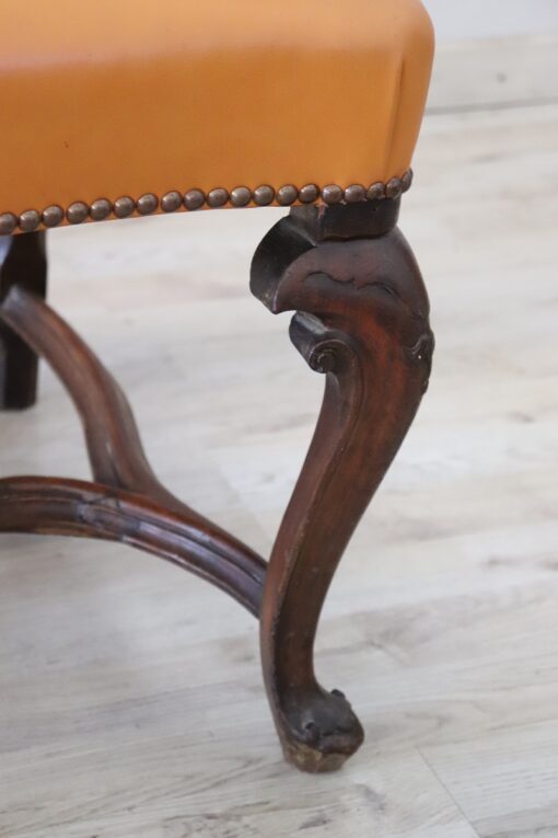Louis XIV Antique Armchair, Late 19th Century, Italian - Image 10