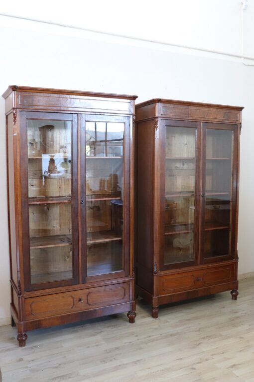 19th Century Italian Pair of Antique Bookcases - Image 2
