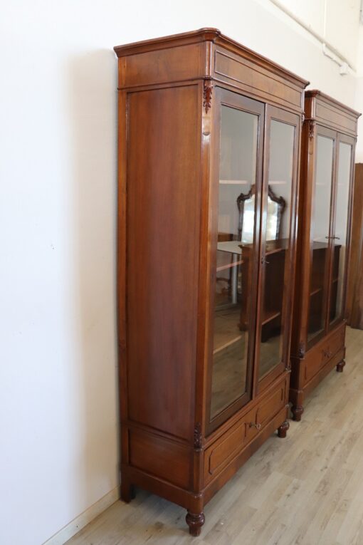 19th Century Italian Pair of Antique Bookcases - Image 10