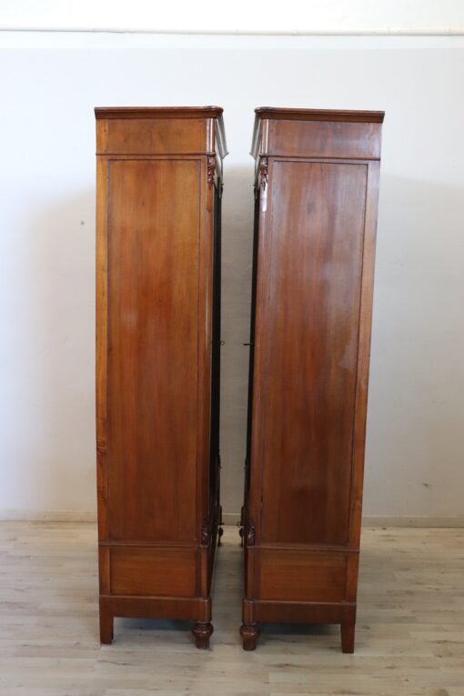 19th Century Italian Pair of Antique Bookcases - Image 17