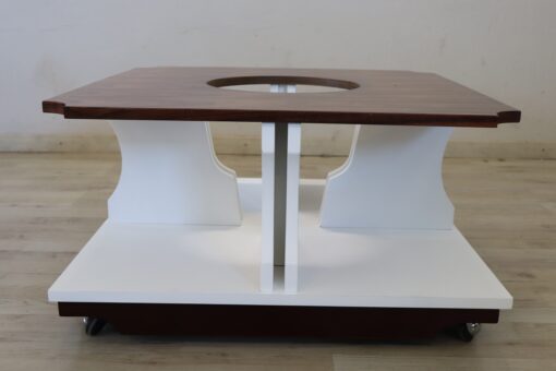 Italian Square Coffee Table, 1970s RESTORED - Image 4