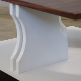 Italian Square Coffee Table, 1970s RESTORED