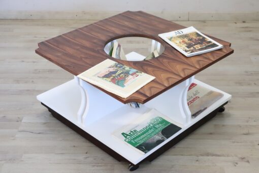 Italian Square Coffee Table, 1970s RESTORED - Image 10