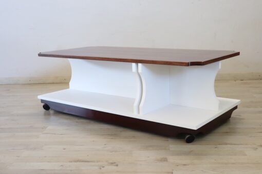 Italian Design Wooden Coffee Table, 1970s RESTORED - Image 3