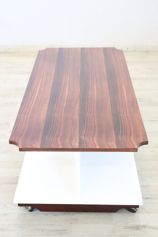 Italian Design Wooden Coffee Table, 1970s RESTORED - Image 4