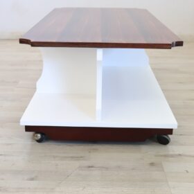 Italian Design Wooden Coffee Table, 1970s RESTORED