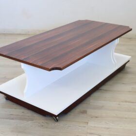 Italian Design Wooden Coffee Table, 1970s RESTORED