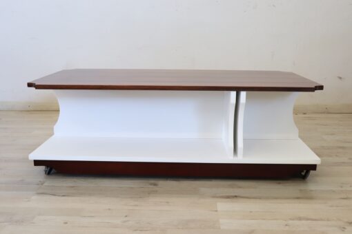 Italian Design Wooden Coffee Table, 1970s RESTORED - Image 7