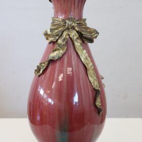 French Ceramic Vase, Late 19th Century